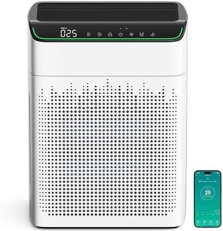 Air Purifiers for Home Large Room up to 1690 ft², HEPA Filter with PM 2.5 Monitor, WiFi and Alex... | Amazon (US)