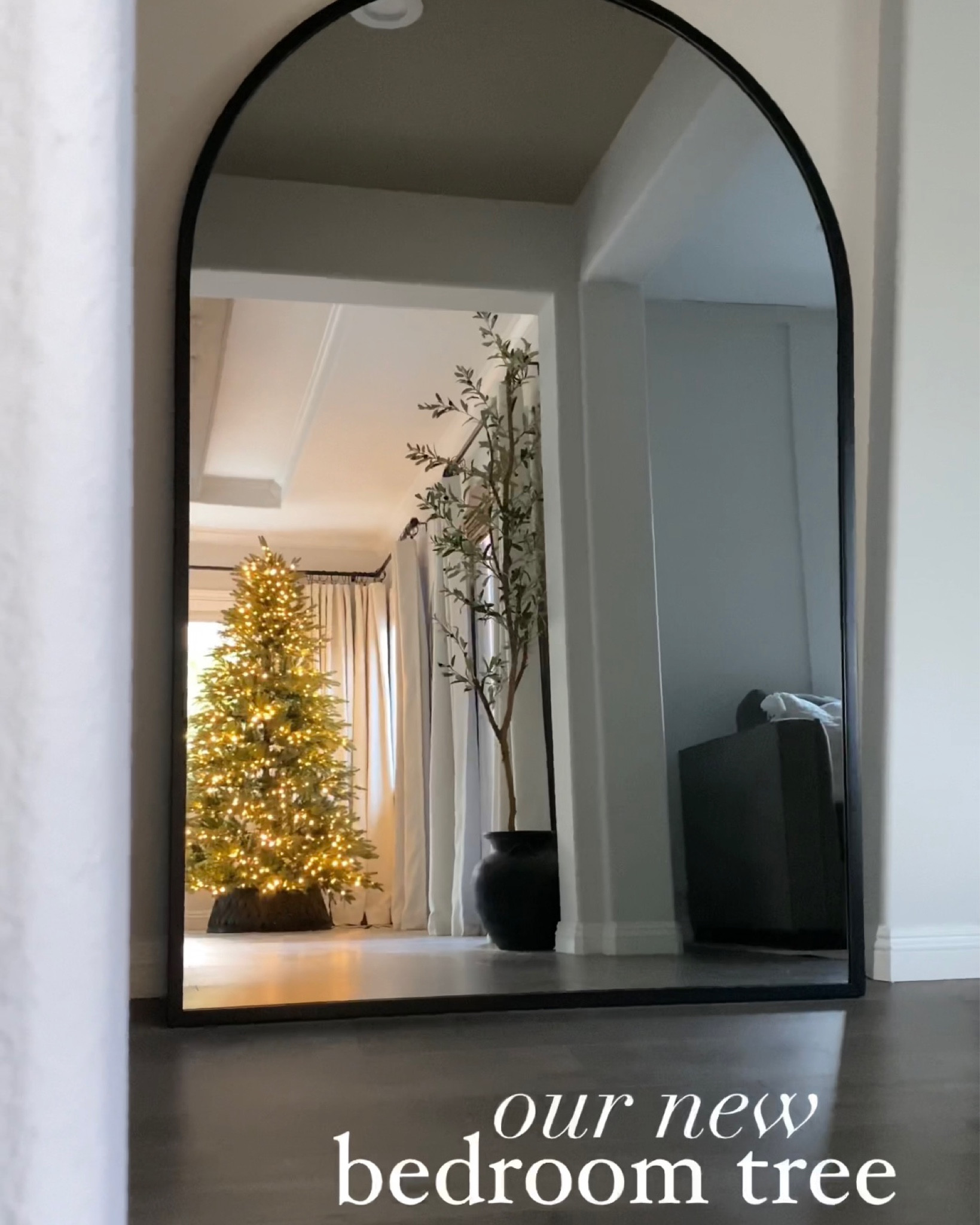 Love our new bedroom Christmas tree! Comes in 7.5’, 9’, & 12’! Has realistic branch tips and beautiful microdot lights ✨. Also does colored lights! 🌲 Take a closer look at it in today’s reel on IG @AmandaFallonHomes ☺️ 

#homedepot #christmastree

#LTKhome #LTKHoliday