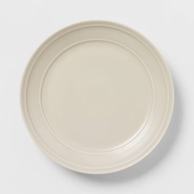 11.2" Porcelain Courtland Dinner Plate White - Threshold™ | Target