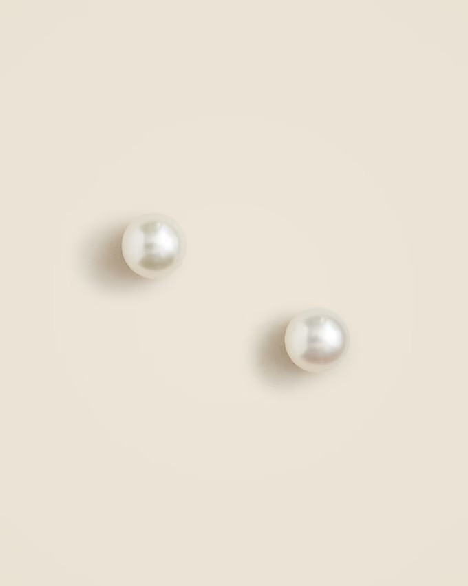 Freshwater pearl stud earrings | J. Crew US