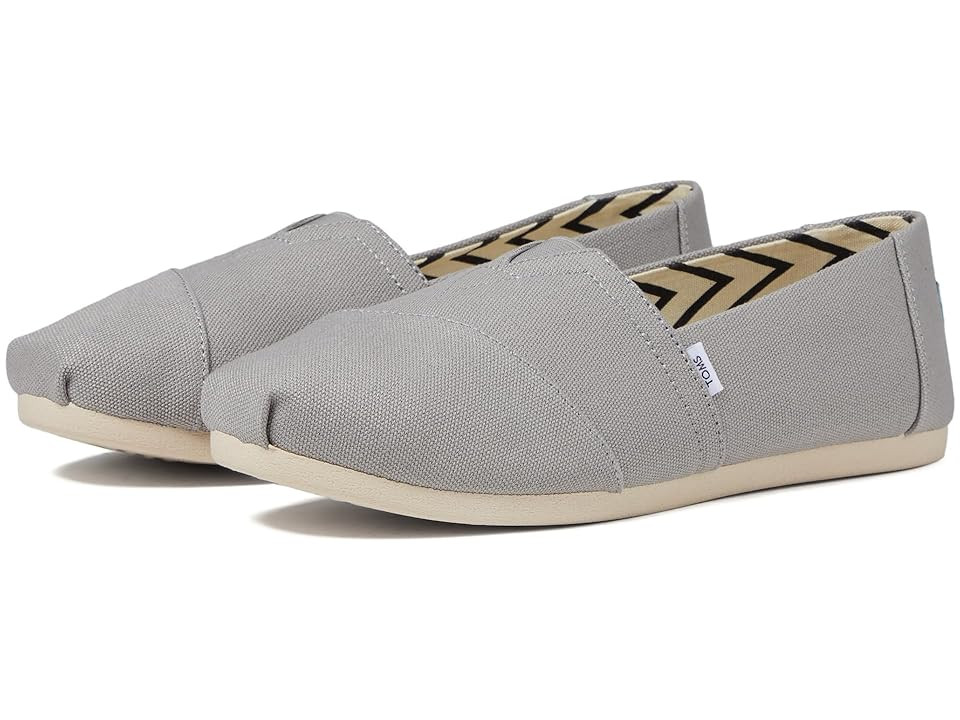 TOMS Alpargata Women's Shoes Drizzle Grey 1 : 7.5 B - Medium, Fabric | Zappos