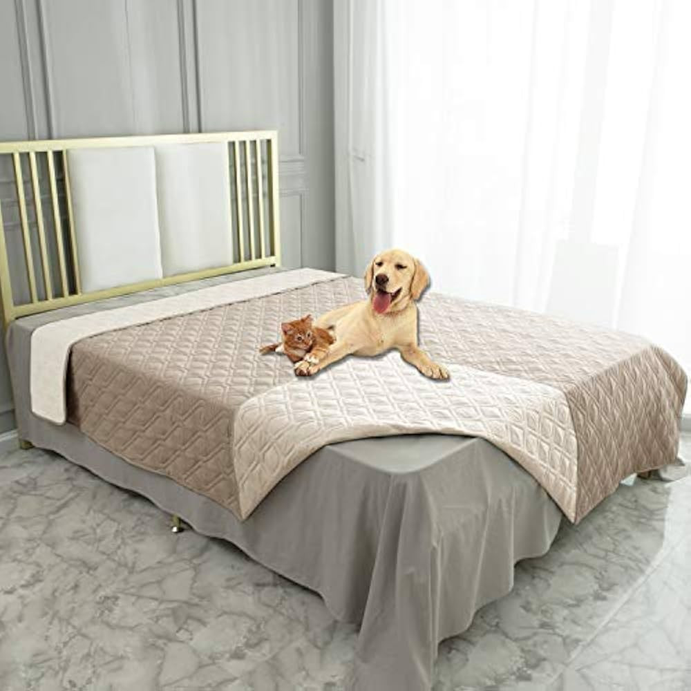 Ameritex Waterproof Dog Bed Cover Pet Blanket for Furniture Bed Couch Sofa Reversible | Amazon (US)