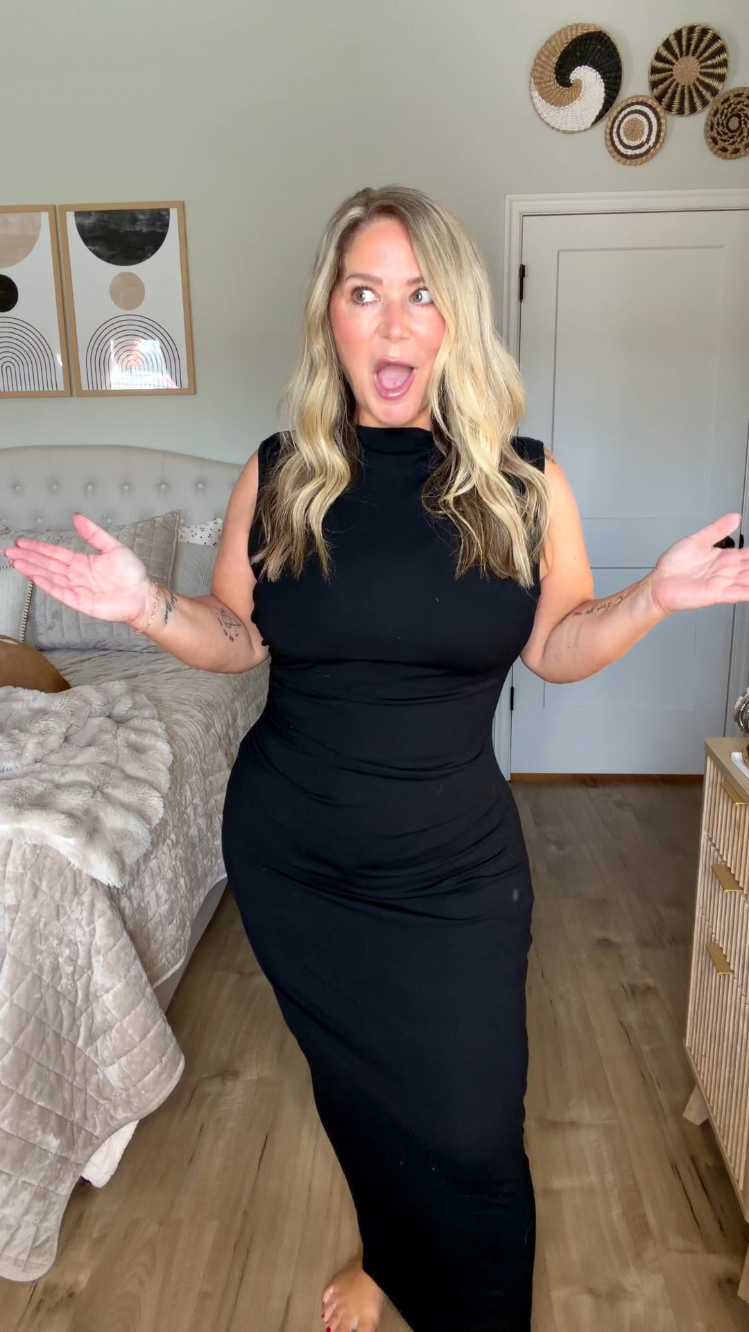 Size large in everything 

#LTKPetite #LTKOver40 #LTKMidsize