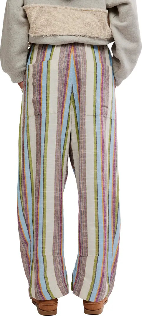 Chambers Stripe Drawstring Linen & Cotton Pants | Nordstrom