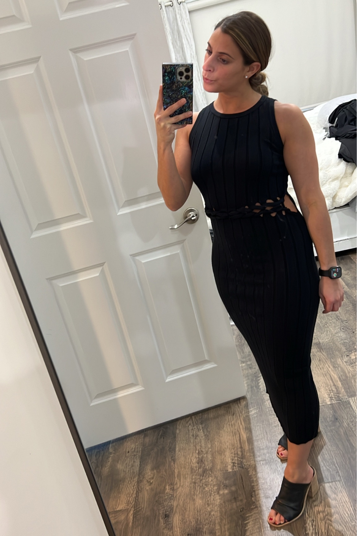 Super Cute Black Midi Dress with cut outs from lulus perfect spring and vacation dress! Also perfect for baby bump! Love this material!

#lbd #black #dresses #midi #fashion #ootd #babybump 

#LTKunder100 #LTKbump #LTKstyletip
