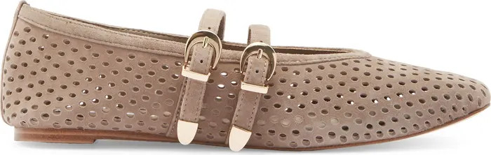 Steve Madden Lissa Perforated Mary Jane Flat (Women) | Nordstromrack | Nordstrom Rack
