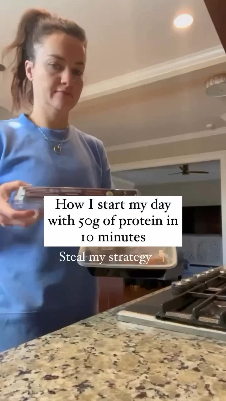Recipe below ⬇️

Do you get enough protein each day?

Comment 👉🏻 PROTEIN 👈🏻 & I’ll send you my protein cheat sheet + my favorite protein essentials on Amazon that I always stock up on! 

I aim for around 💯 grams each day to build lean muscle and help me FUEL my body to perform its best!

🔥50 G of protein breakfast recipe 🔥
🍳3 scrambled eggs (season with real salt 🧂, @eatpluck to get in your super foods/ meat organs & pepper…)
🧀+ stir in cottage cheese (I swear I HATE 🤢the texture alone but it becomes MAGIC 🪄 creaminess in your eggs)
☕️+ slurp down a coffee protein shake (linked my favorite clean protein powder on Amazon when you comment PROTEIN)
💦 And don’t forget to start your day with WATER 💦 lemon 🍋 & a pinch of real salt 🧂 

👉🏻Comment PROTEIN for all the deets!

#sundayreset #healthybyheatherbrown
