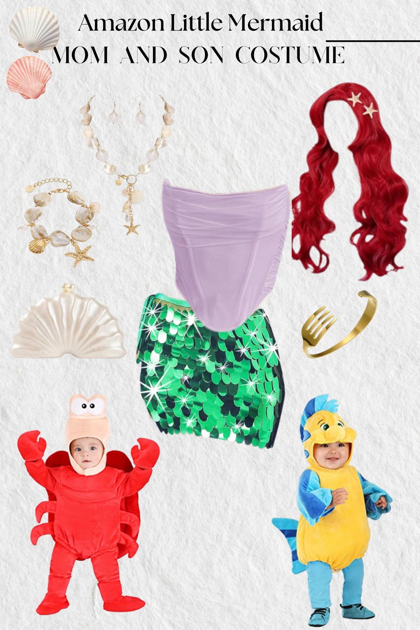 Little mermaid Mom and son costume idea!!

#LTKKids #LTKHalloween