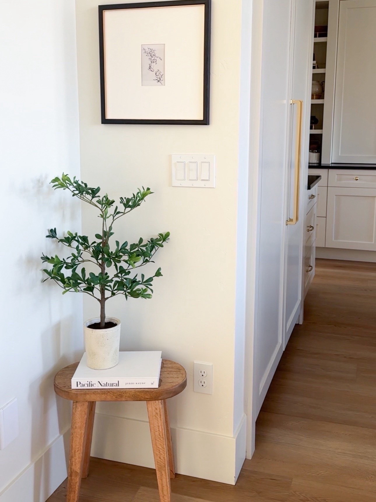 A beautiful little corner with affordable finds from Target! I love this new mini potted olive tree! It’s affordable and adds the perfect amount of height to any stool, tabletop, island, etc. and it’s back in stock!!

#LTKHome
