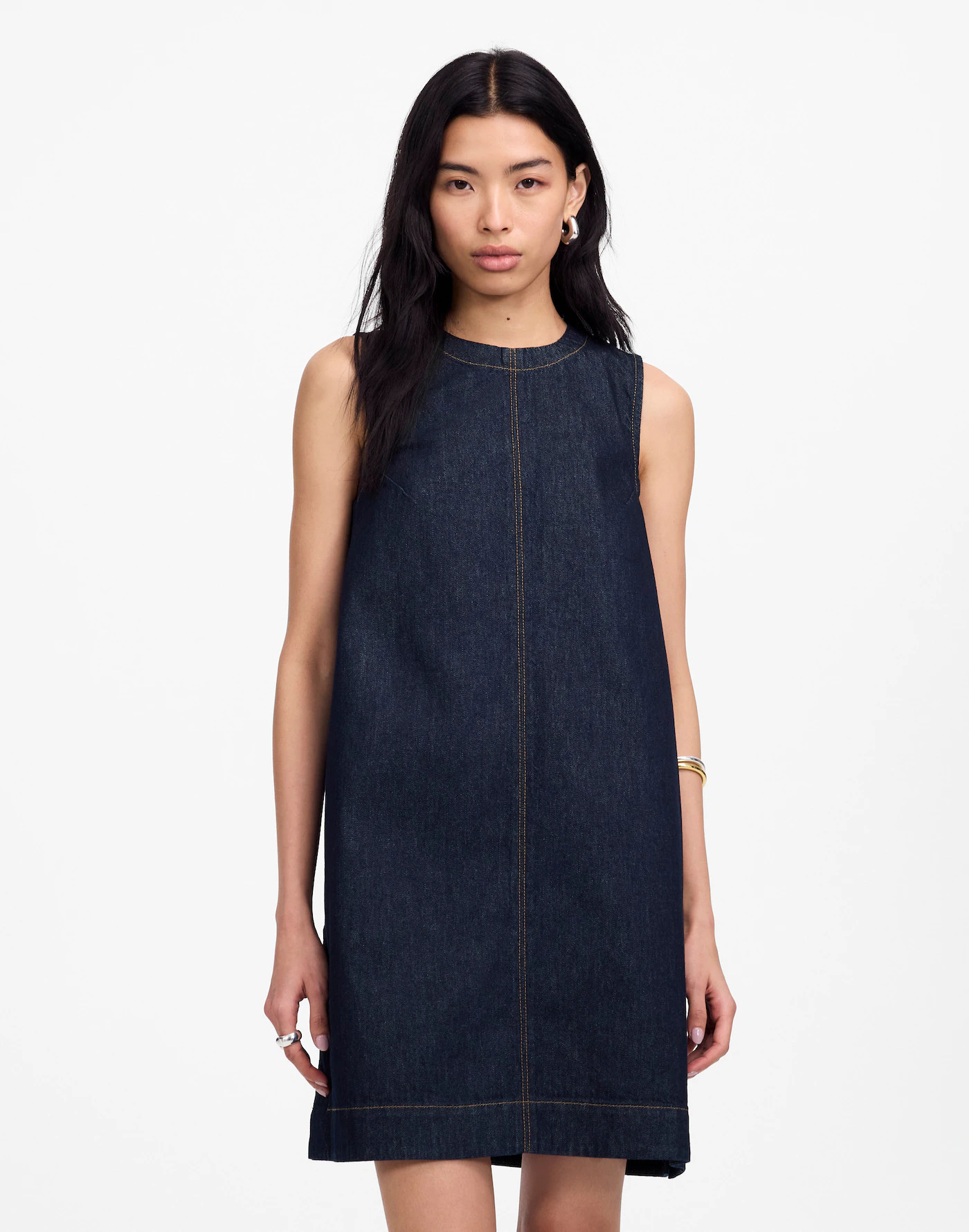 Denim Boxy Dress in Essex Wash | Madewell | Madewell