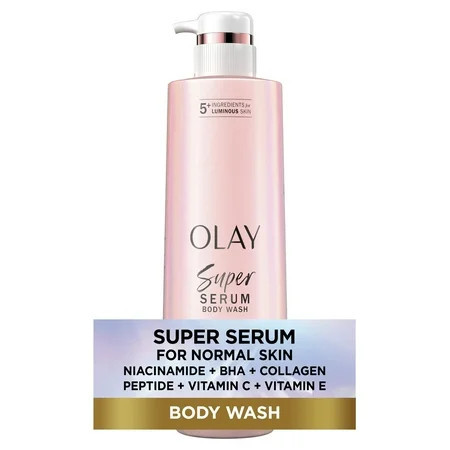 Olay Super Serum Body Wash for Normal Skin, 18.5 fl oz, Serum Complex for Luminous Skin | Walmart (US)