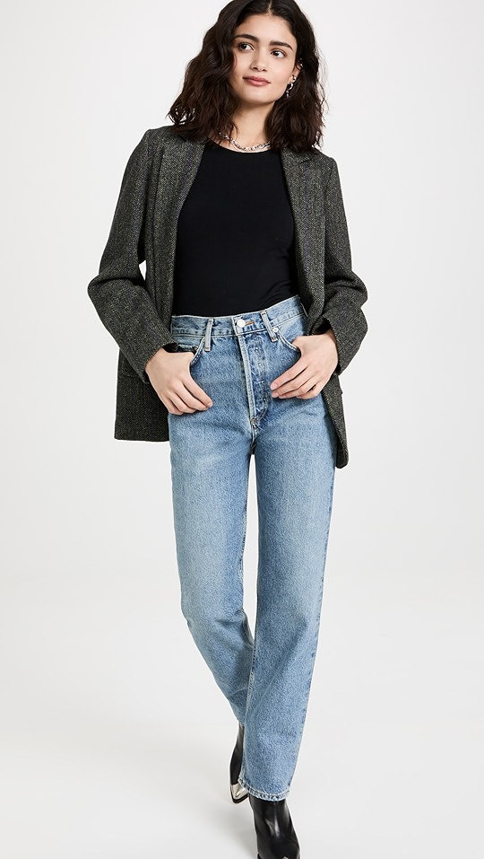 AGOLDE 90's Pinch Waist High Rise Straight Jeans | SHOPBOP | Shopbop