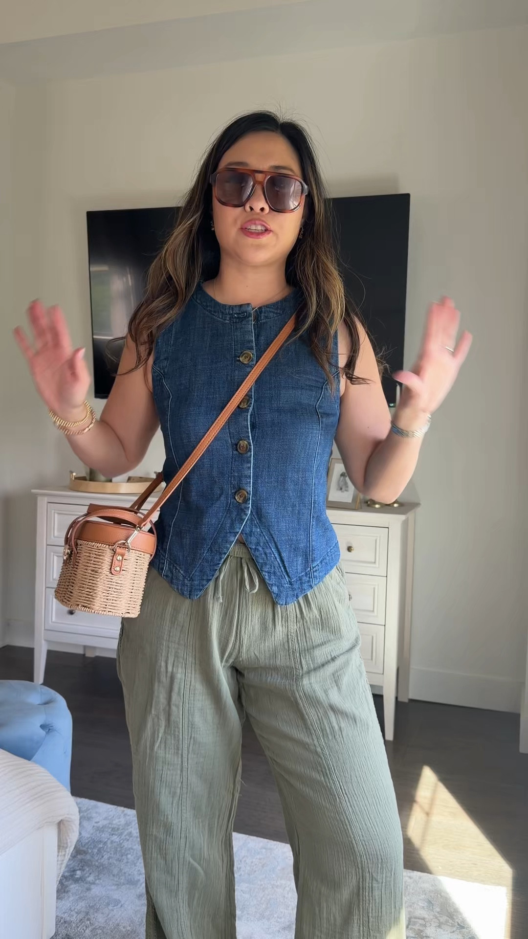 Kohl’s chic Summer outfits all on sale // Lauren Conrad collection
Denim Vest: Small
Gauze Jogger: Small

#LTKootd #LTKSeasonal #LTKPetite