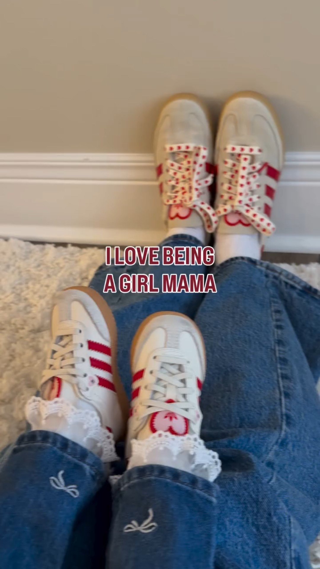praying she wants to match with me for many years to come❣️

Comment SHOES for the 🔗 to our matching red adidas 👟 (perfect for IU game day too!!)

#motherhood #mommyandme #girlhood #adidas #matching