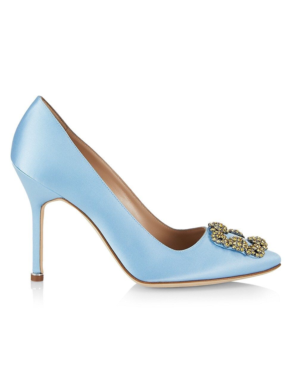 Hangisi Oply 105MM Satin Pumps | Saks Fifth Avenue