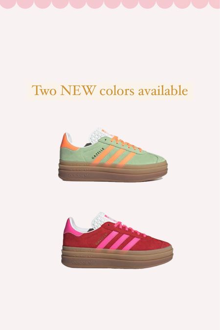 Two new colors in the stacked adidas, size down a whole size 🩷

#LTKshoecrush #LTKfindsunder100 #LTKstyletip