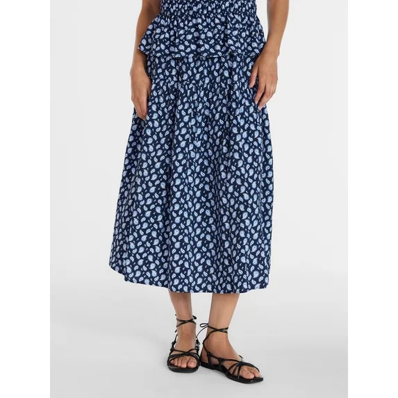 Time and Tru Women’s Tiered Maxi Skirt, Sizes XS-XXXL | Walmart (US)