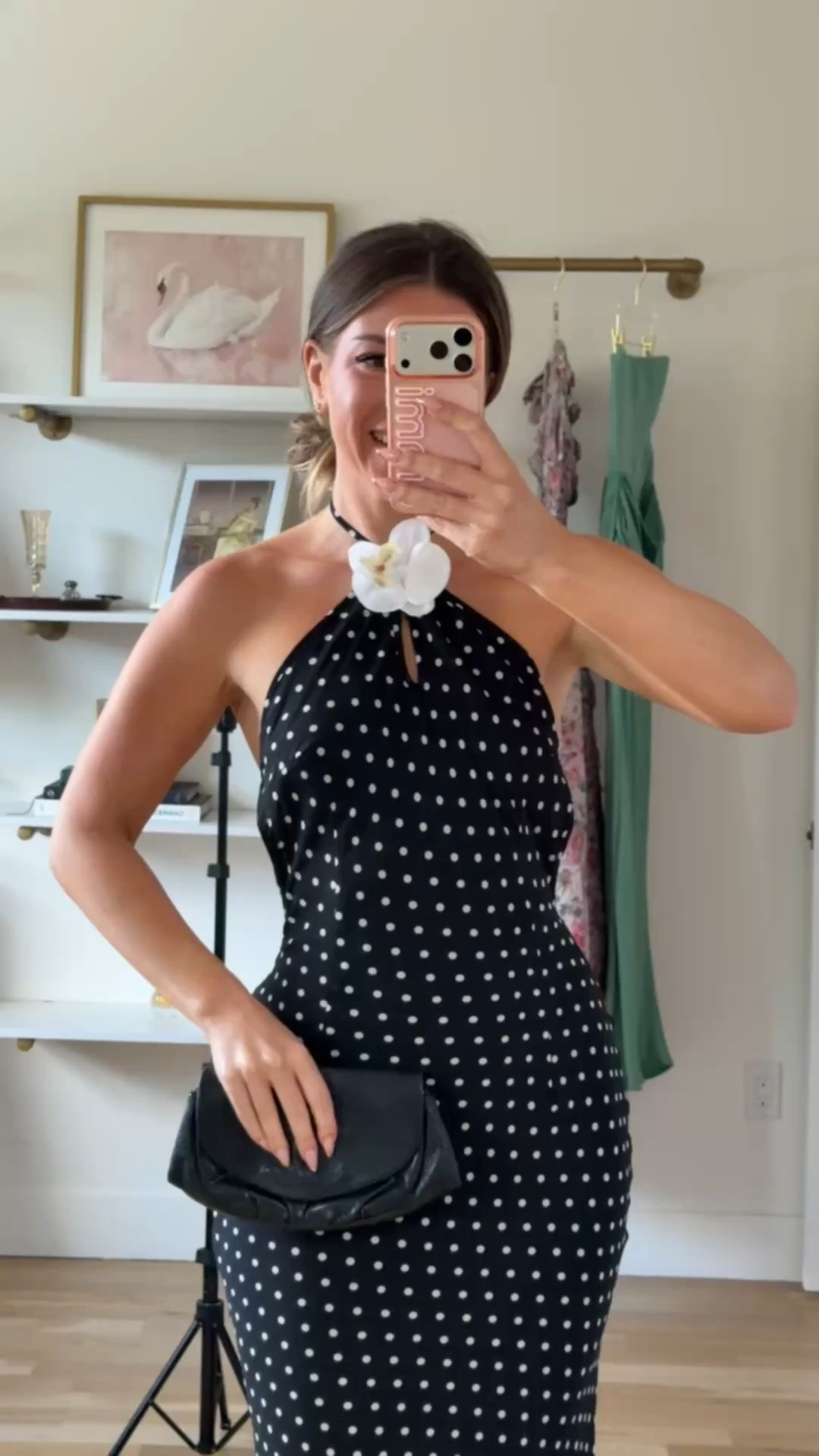 black polka dot maxi with flower detail and a halter neckline fall wedding guest dress for every girl 💍

I’m 5’4” & wearing my usual smalls/2

revolve code: tulip
electric picks: emerson20
vivrelle code: emerson20 

fall wedding guest dresses, wedding guest dresses, cocktail dresses, semi-formal dresses, black tie wedding guest dresses, destination wedding guest dresses, garden party dresses, wedding guest outfit ideas, fall dresses, autumn dress

#LTKWedding #LTKSeasonal #LTKU