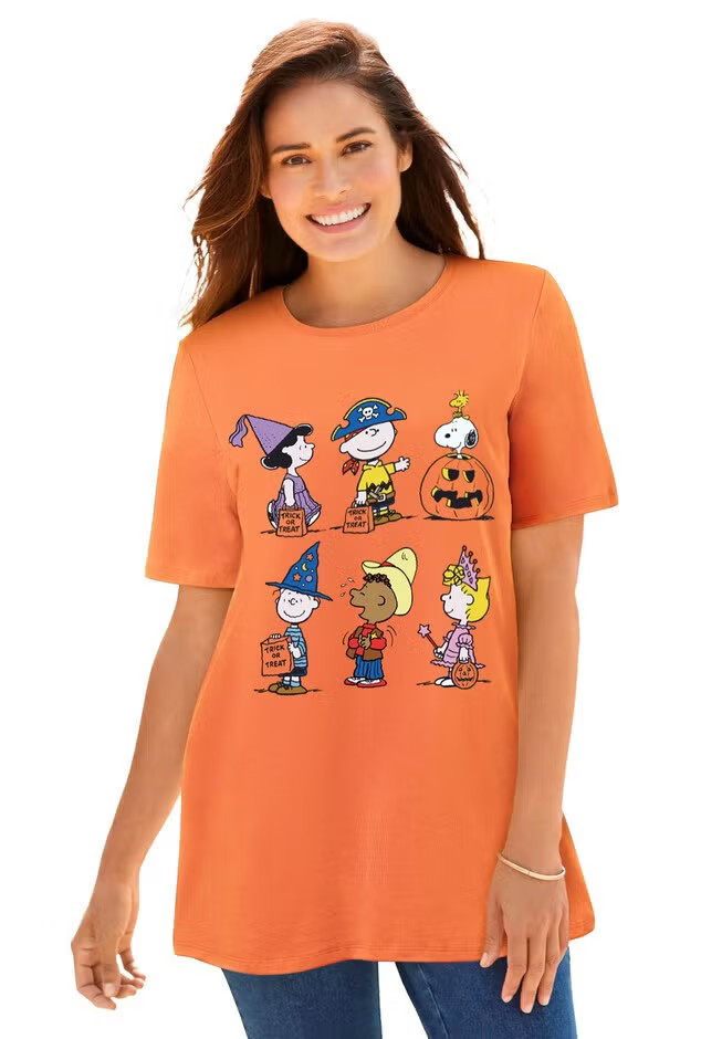 Peanuts Halloween Costume Tee | Woman Within