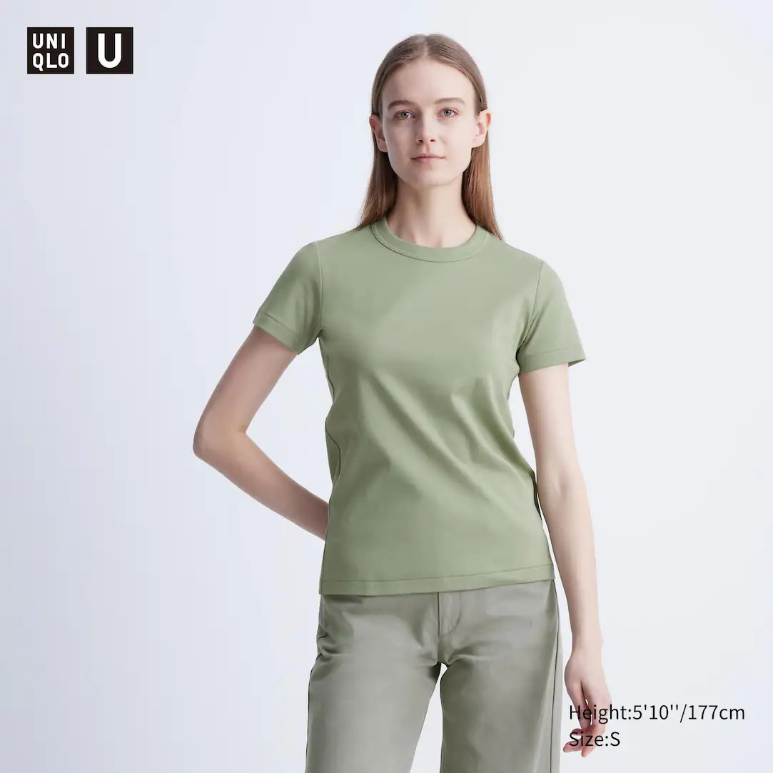 Crew Neck Short Sleeved T-Shirt | UNIQLO (UK)