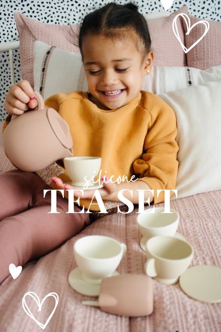 Sick of metal tea sets rusting? These silicone tea sets are perfect for dramatic play, the bath, or your mud kitchen 🙌🏼🫖 ☕️ 

#LTKkids #LTKfamily #LTKFind