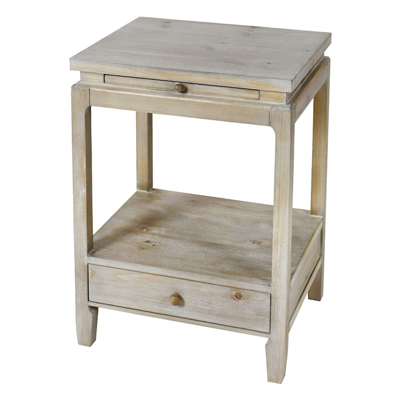 Ty Pennington Newport Driftwood Accent Table | At Home