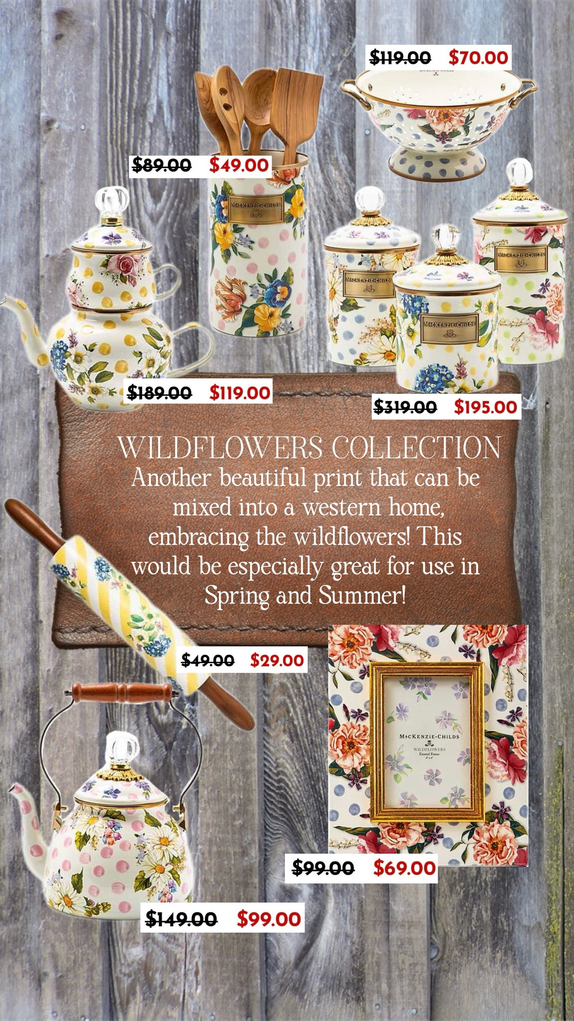 Mackenzie-Childs Barn Sale is Live this July! Loving the beautiful Wildflowers collection, these pieces would look so cute mixed into rustic ranch house decor. 

#LTKSaleAlert #LTKHome