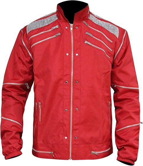 MJ Beat It Red Thriller Cordura Jacket, XXS-3XL | Amazon (US)