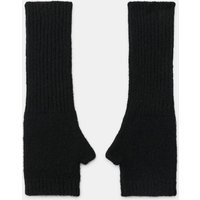 Zara - Long Knit Mittens - Black - M - Woman | Zara UK