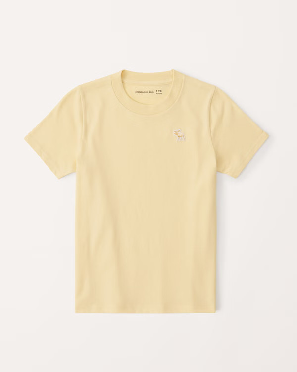 boys essential icon crew tee | boys | Abercrombie.com | Abercrombie & Fitch (US)