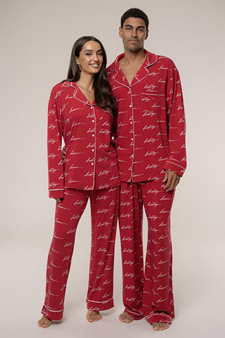 Home For The Holidays Unisex Adult Pajama Set | Macy's