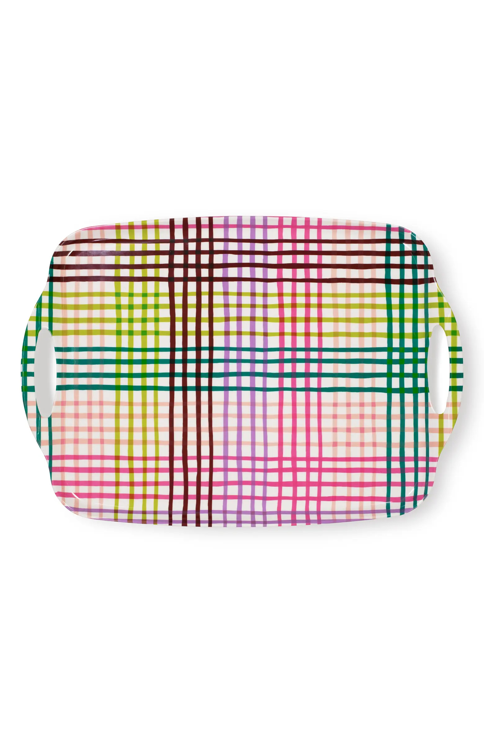 kate spade new york rainbow gingham serving tray | Nordstromrack | Nordstrom Rack