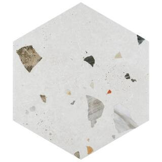 Sonar Hex White 8-5/8 in. x 9-7/8 in. Porcelain Floor and Wall Tile (11.5 sq. ft./Case) | The Home Depot