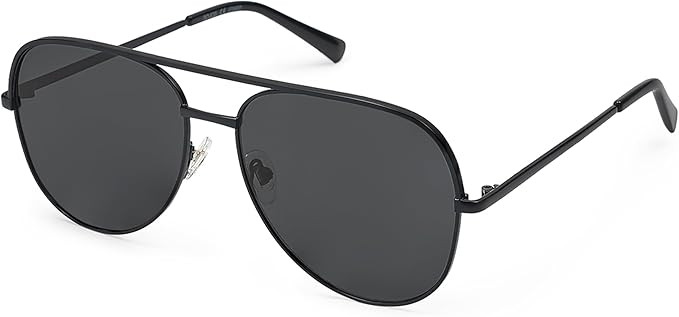SOJOS Large Oversized Aviator Sunglasses for Women Men, Classic Trendy UV400 Womens Mens Aviators... | Amazon (US)
