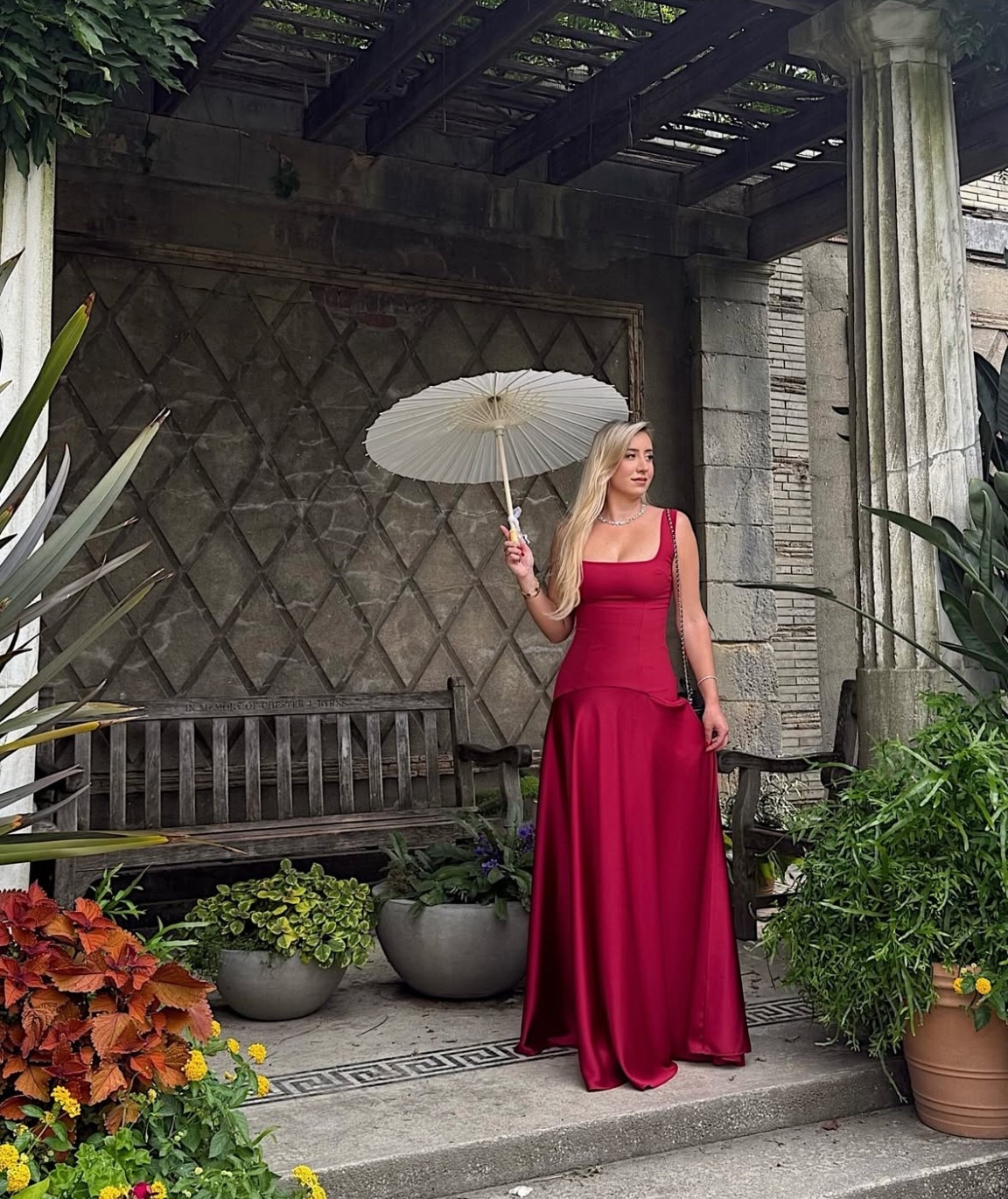 Red gown 
by Marianna Sidney Gown in Oxblood
L'Academie

#LTKU #LTKWedding #LTKParties