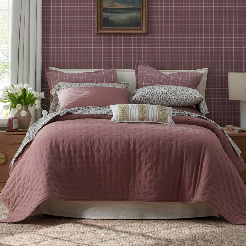 Petite Tufted Quilt - Brick, Twin/Twin XL | The Company Store