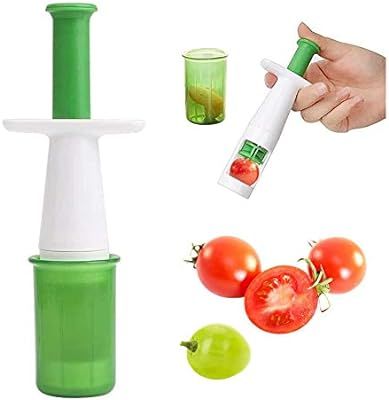 Grape Cutter for Kids Tomato Slicer Creative Kitchen Multifunctional Cut Tools of Vegetable and F... | Amazon (US)