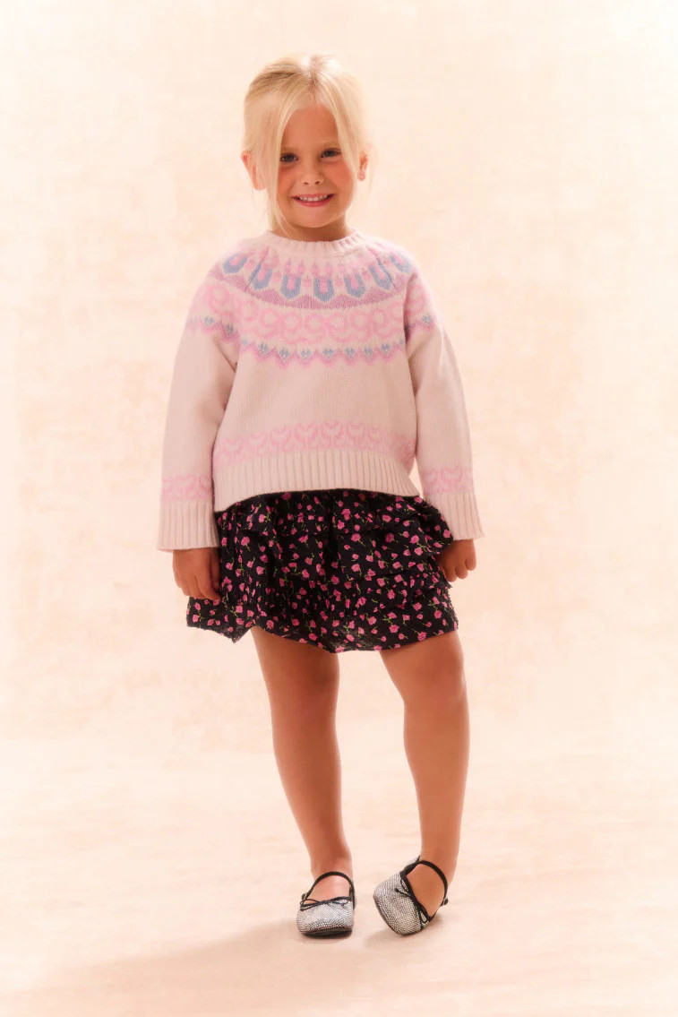 Girls Albine Wool Pullover | LoveShackFancy