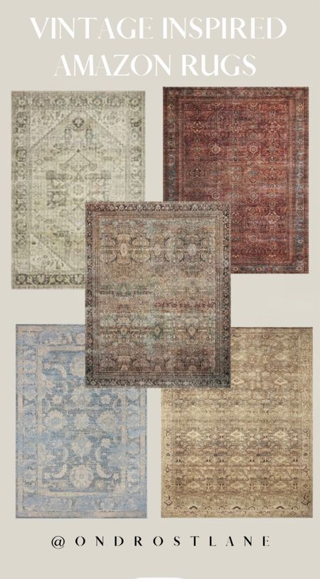 Vintage inspired rugs on Amazon

#LTKhome #LTKFind #LTKSeasonal