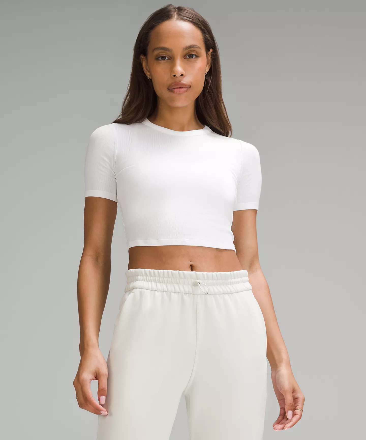 Hold Tight Straight-Hem Cropped Long-Sleeve Shirt | Lululemon (US)