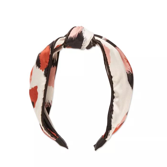 scunci Collection Fashion Turban Knotted Headband - Neutral Print | Target