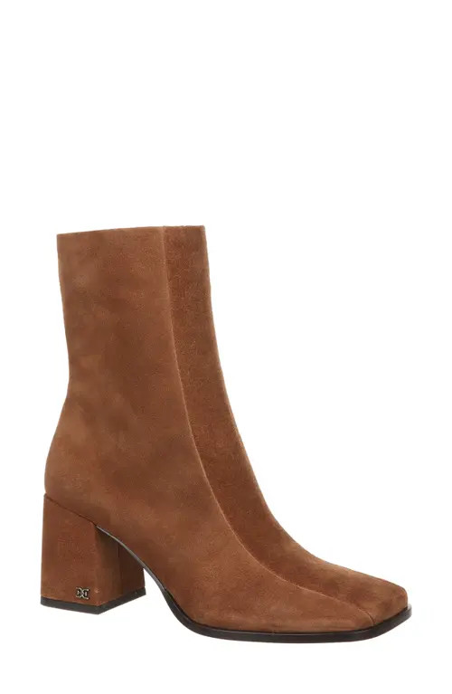 Sam Edelman Mayla Bootie in Frontier Brown at Nordstrom, Size 5.5 | Nordstrom