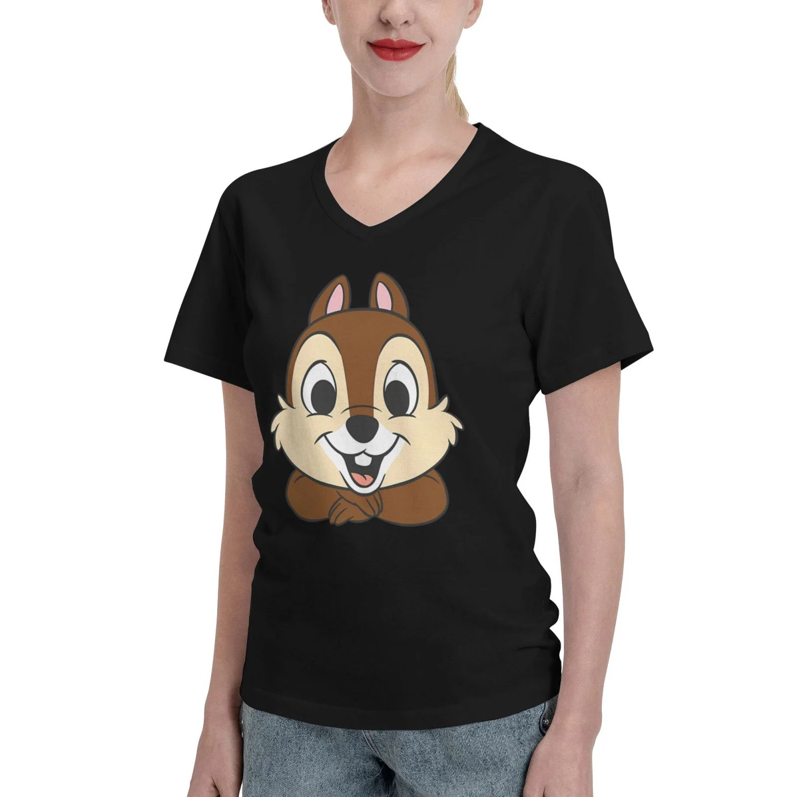 Looney Tunes Women's V Neck T Shirts | Walmart (US)