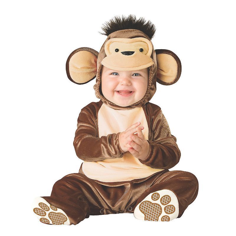 Halloween Express Infant Mischievous Monkey Costume - Size 6-12 Months - Brown | Target