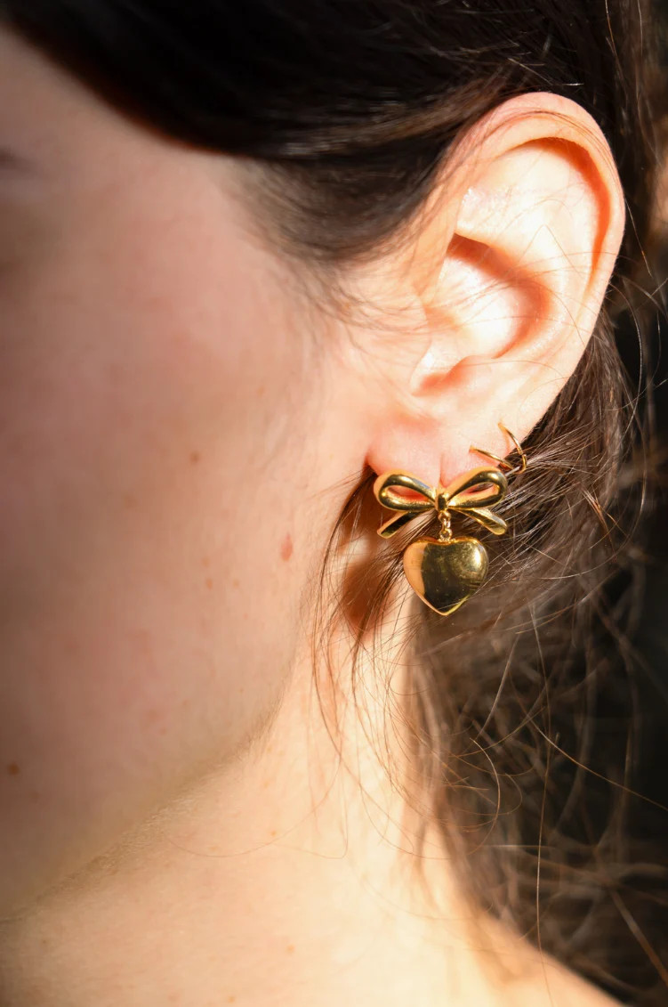 Effie Bow Stud Earrings | Grace & Grandeur Bow Company