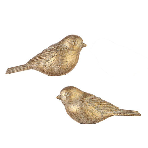 5" Leaf Gold Bird | The Nested Fig