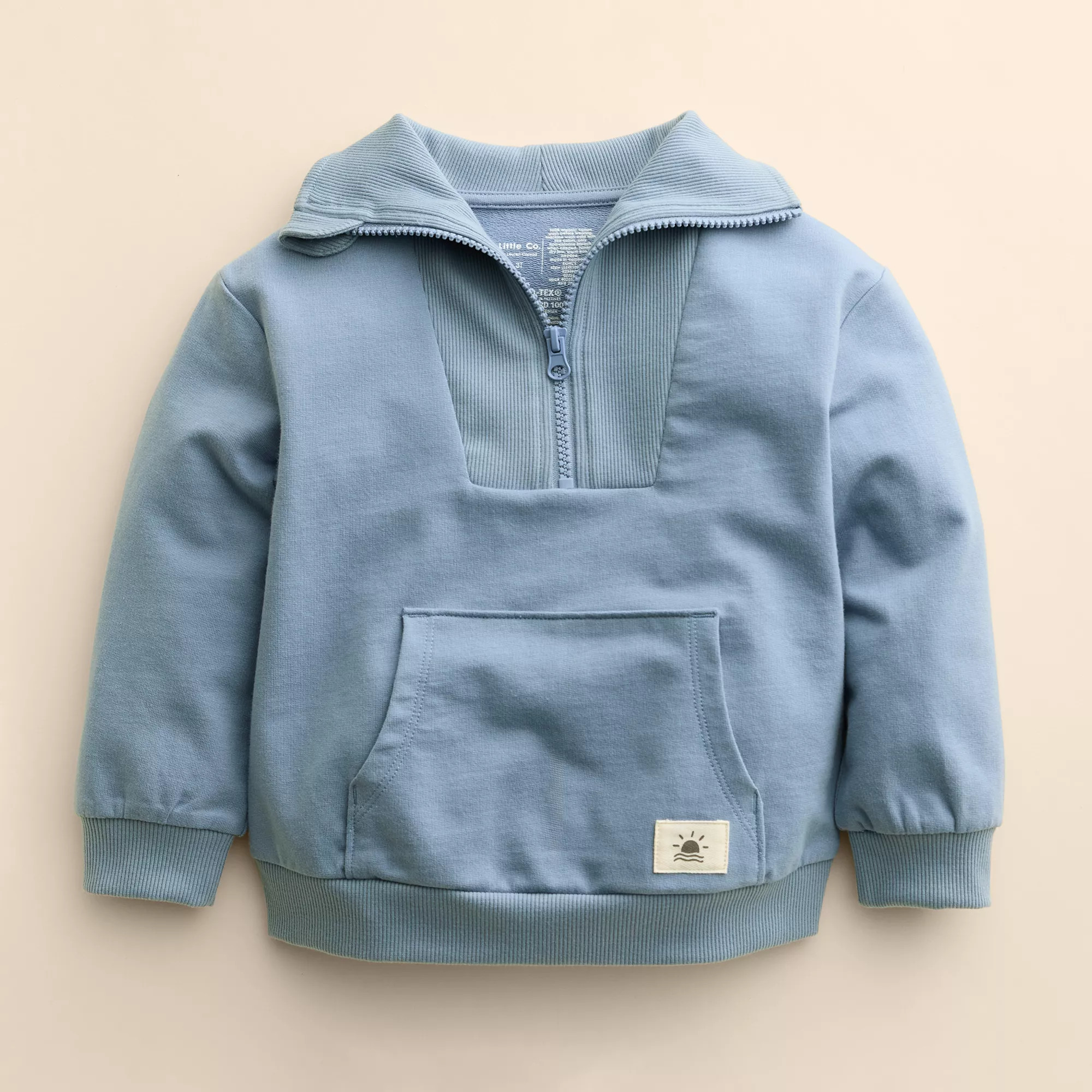 Kids 4-12 Little Co. by Lauren Conrad Organic Quarter Zip Pullover | Kohl's