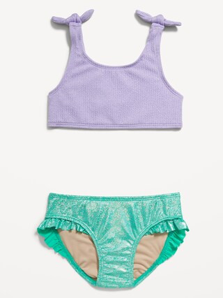 Tie-Knot Swim Top and Ruffled Bikini Swim Set for Toddler & Baby | Old Navy (US)