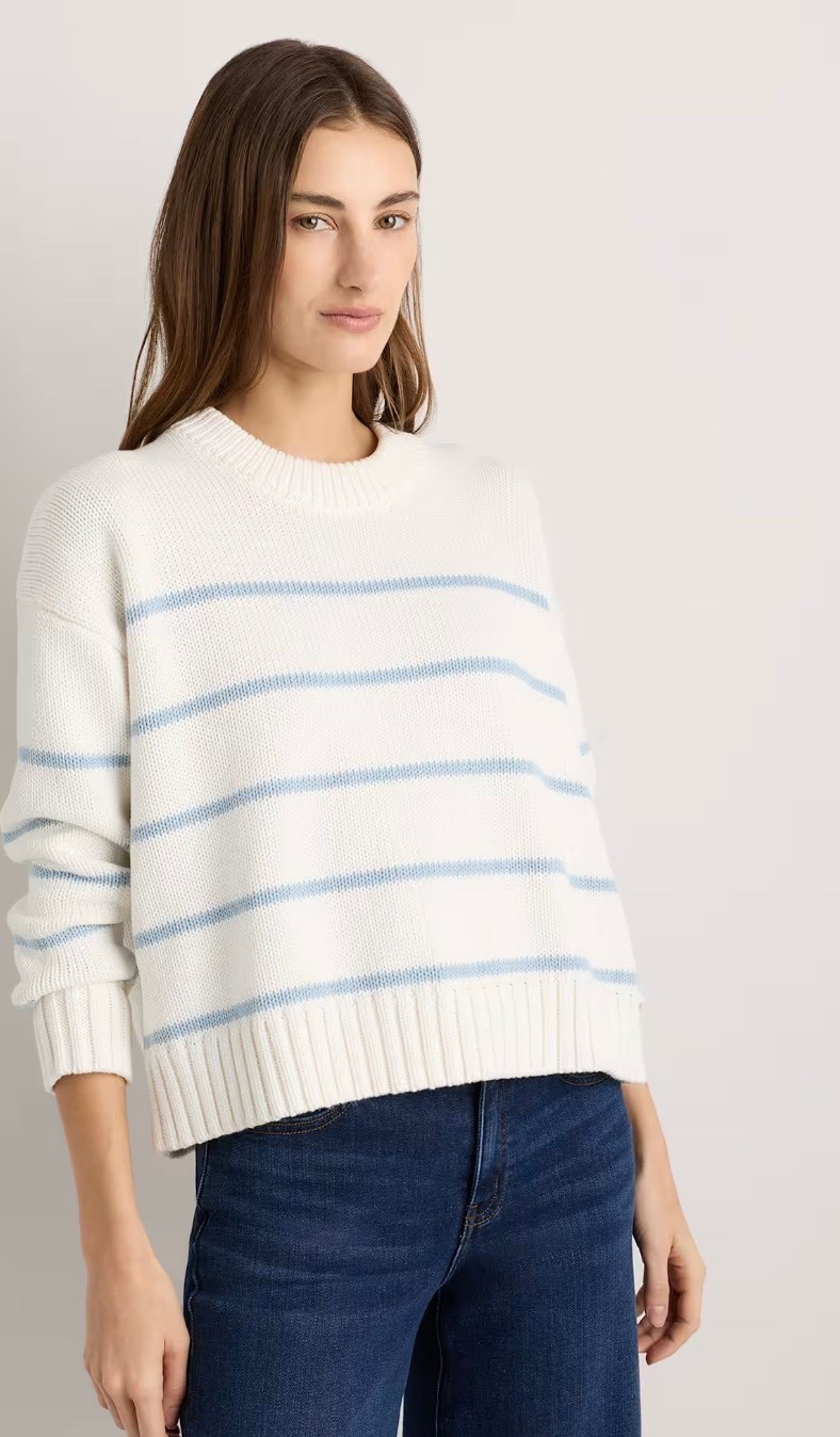 Under $50 striped sweater 

#LTKootd