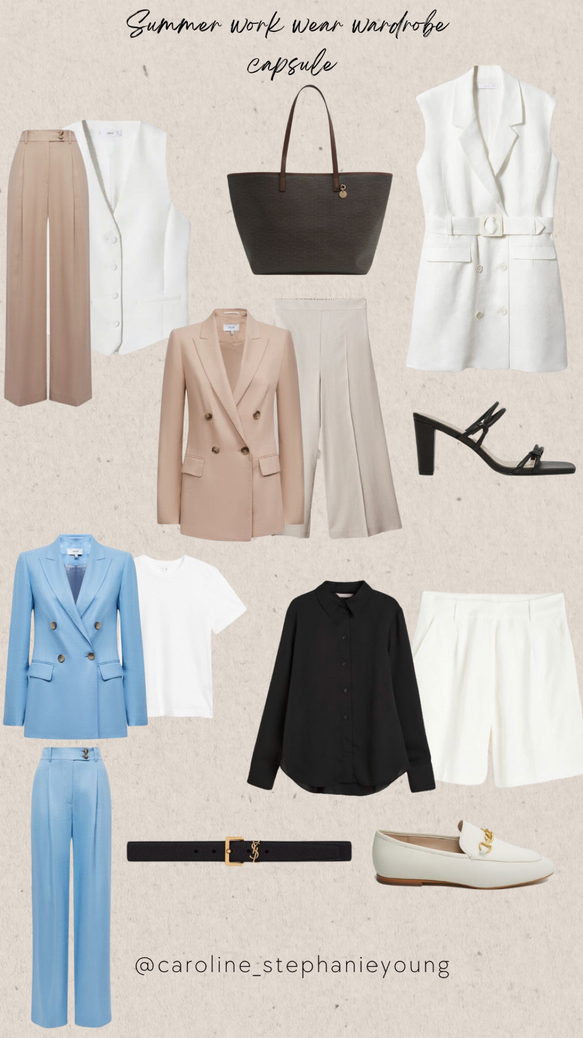 Summer workwear capsule wardrobe 

#LTKworkwear #LTKshoecrush #LTKSeasonal